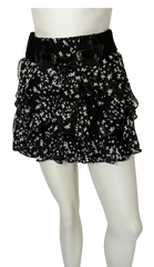 Wet Seal Black/White Miniskirt