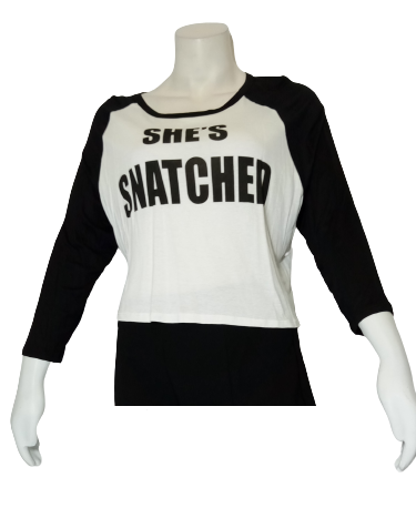"She's Snatched" Printed Top