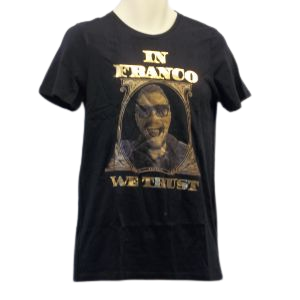 James Franco Black/Gold T-Shirt