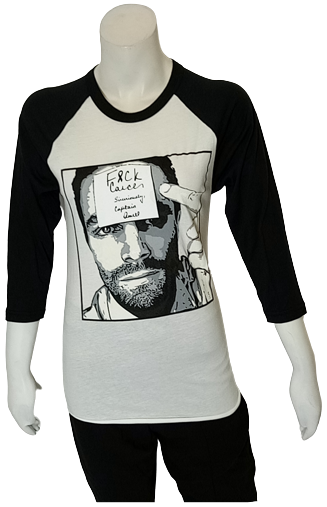 American Apparel Black/White Shirt XS