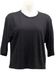 Emma & Sam Black 3/4 Sleeve