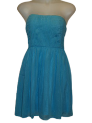 Minuet Aqua Strapless Dress