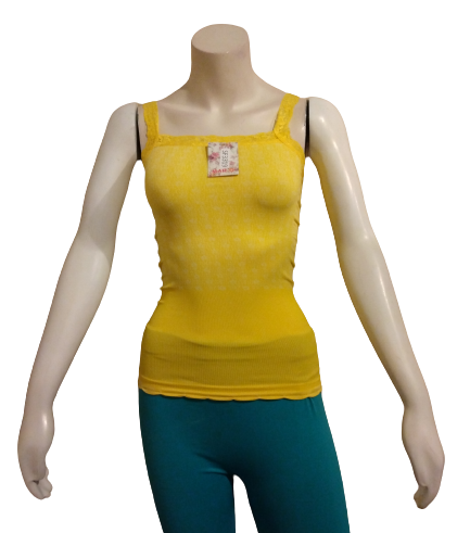 Mar-Q Yellow/White Camisole