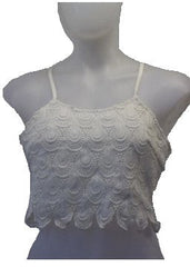 Rumor Boutique Cream Crop Top