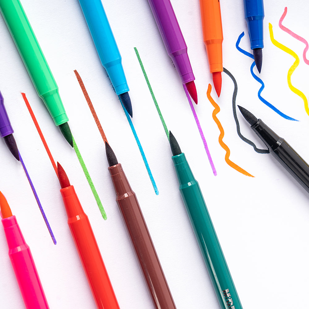 M&G Soft Brush Watercolor Pen Washable 36 colors (1 per pack)