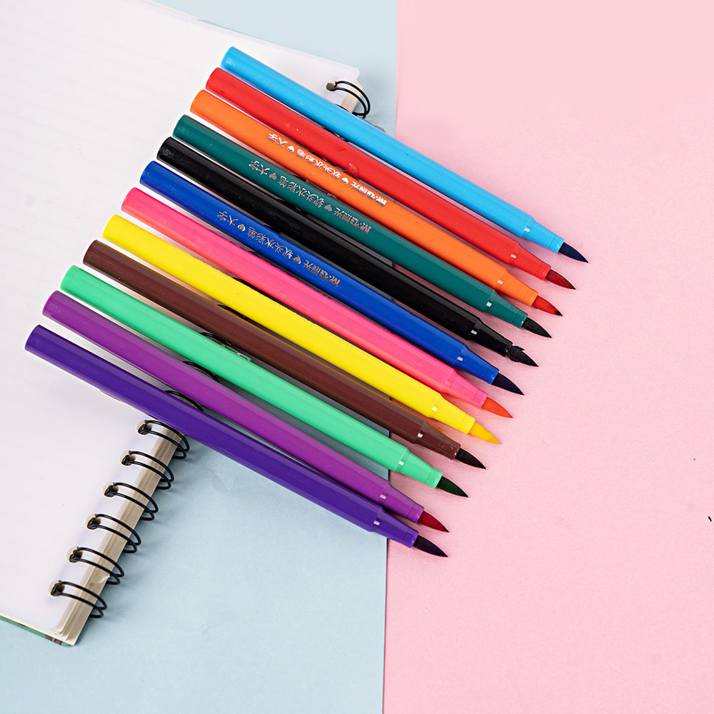 M&G Soft Brush Watercolor Pen Washable 36 colors (1 per pack)