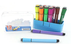 M&G Stamp Watercolor Pen Hexagon Washable 12 colors (1 per pack)