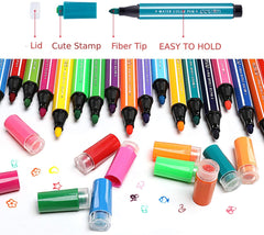 M&G Stamp Watercolor Pen Hexagon Washable 24 colors (1 per pack)