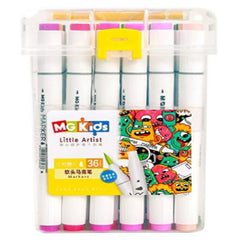 M&G Soft Brush Double-Tip Round Marker 36 colors (1 per pack)