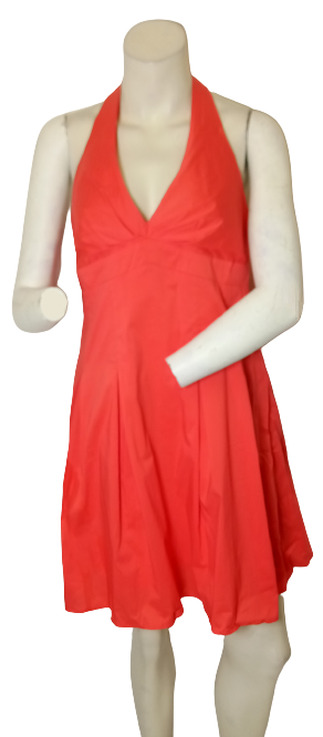 Minuet Salmon Halter Dress